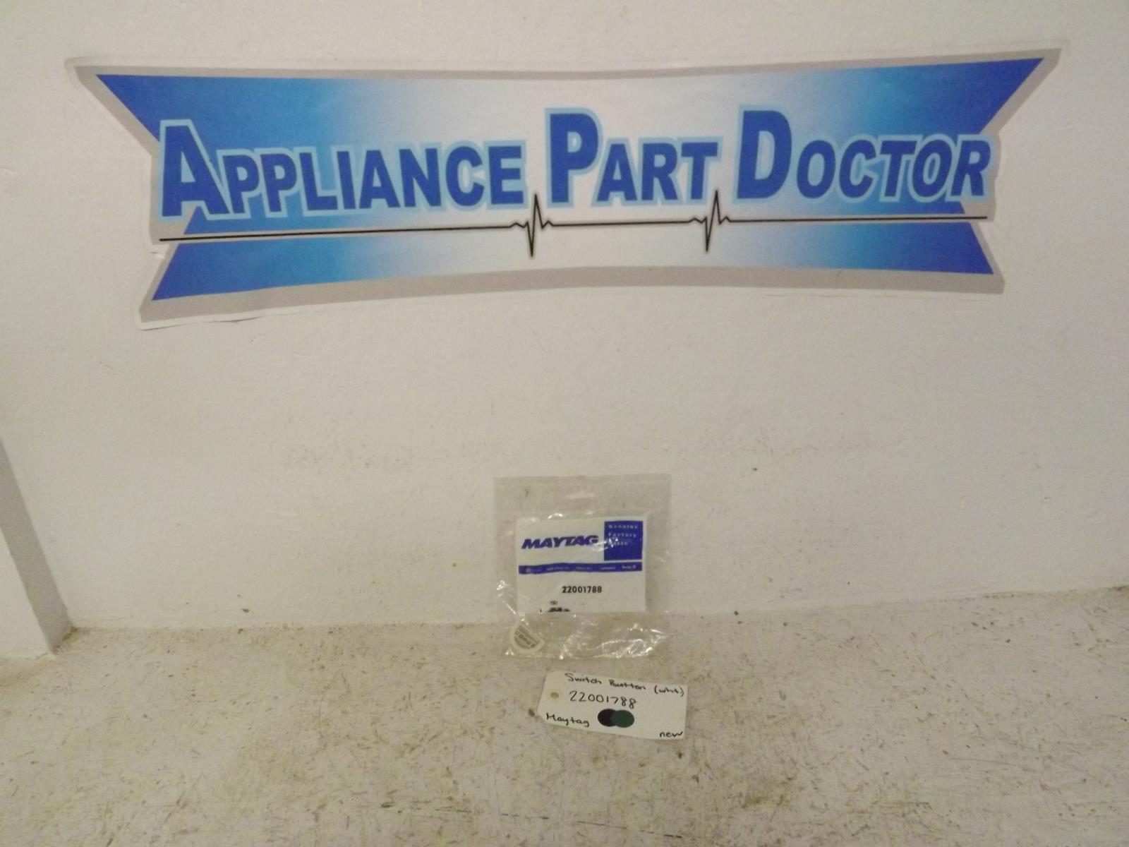 Maytag Washer/Dryer 22001788 Switch Button (white) New Maytag Washer/Dryer 22001788 Switch Button (white) New